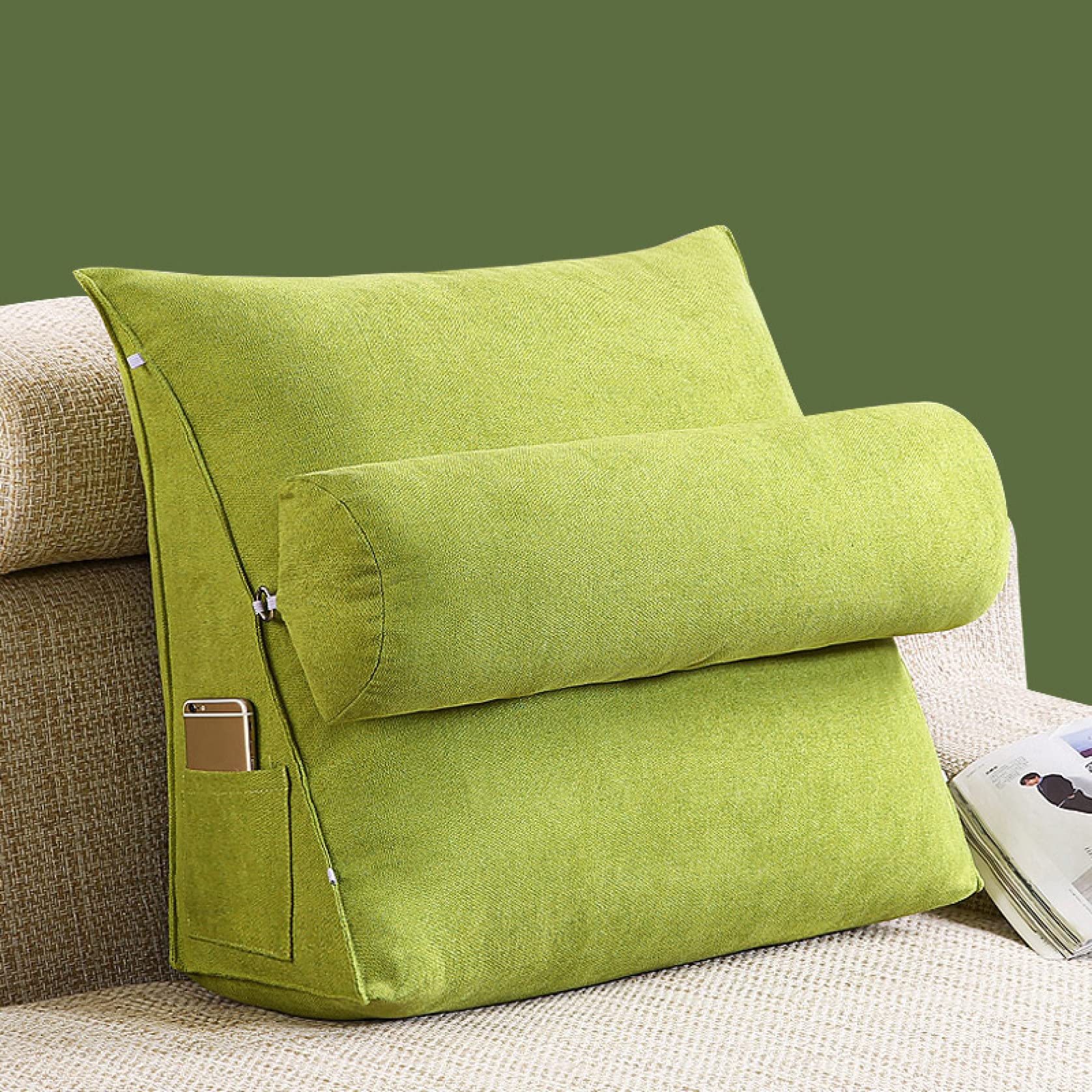 Amazon｜三角クッション 読書枕 一人暮らし クッション ベッド ベッド